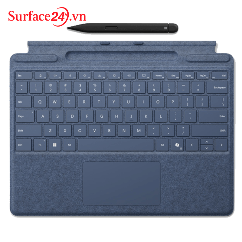 Bàn Phím Surface Pro Alcantara Copilot Key và Bút Slim Pen 2 (Newseal) 7 Ban phim Surface Pro mau shaphrie kem but