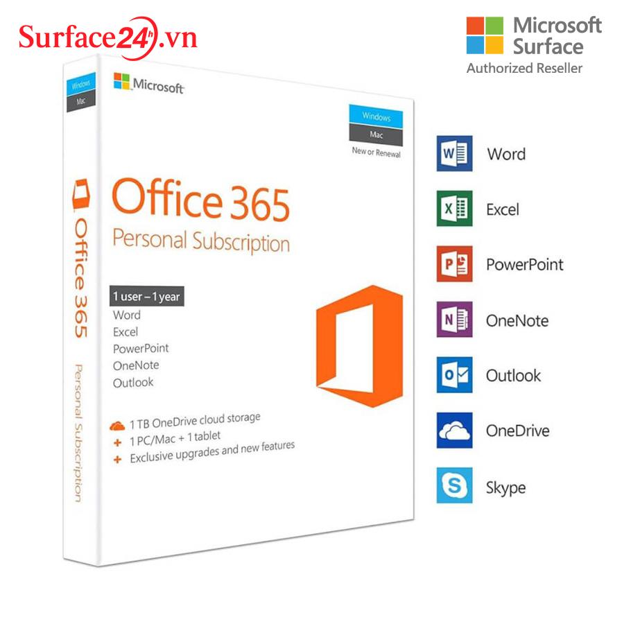 Tài khoản Microsoft Office 365 Bản quyền 1 năm