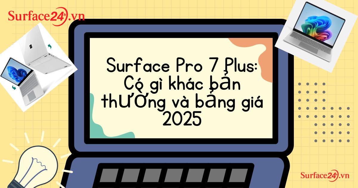 bảng giá Microsoft Surface 7 plus